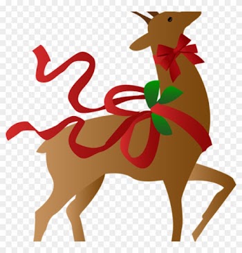 Reindeer Clipart Free A Christmas Clip Art Merry And - Christmas Reindeer