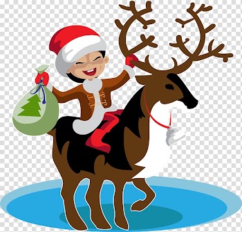 Reindeer Drawing Illustration, Christmas transparent background PNG clipart