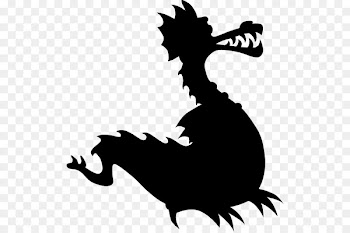 Reindeer, Drawing, Silhouette, Dragon, Fictional Character PNG