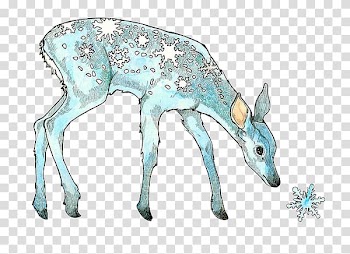 Reindeer Drawing Snow Watercolor painting, bath spa university transparent background PNG clipart
