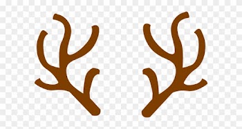 Reindeer Ears Cliparts - Reindeer Antlers Clipart