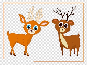 Reindeer Moose Elk, Deer transparent background PNG clipart