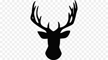 Reindeer Silhouette Antler - deer 