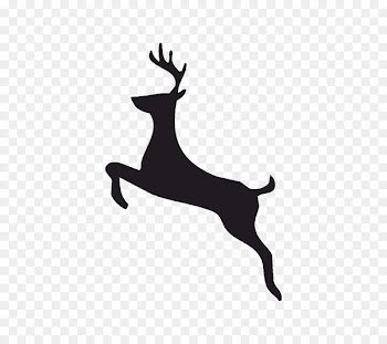Reindeer Silhouette Clip art - Reindeer 