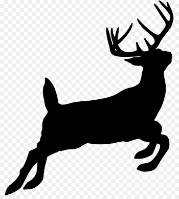 Reindeer Silhouette White-tailed deer Hunting - Reindeer 