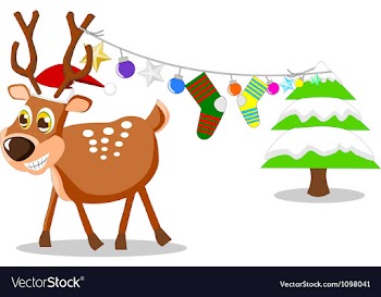 Reindeer vector image