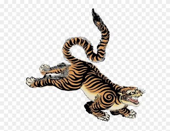 Related Clip Art - Japanese Tiger Art Png