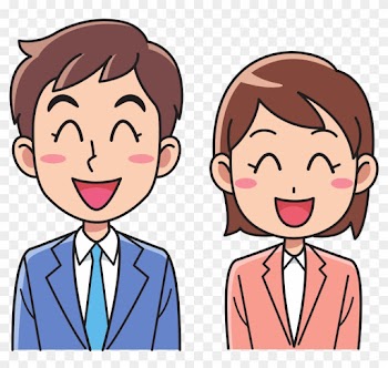 Related Clipart People Laughing - Man And Woman Cartoon