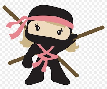 Related Math Ninja Clipart - Girl Ninja Clipart
