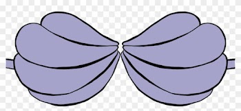 Related Shell Bra Clipart - Seashell Bra Transparent
