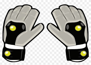 Related Soccer Goalie Gloves Clipart - Goal Keeper Gloves Vector