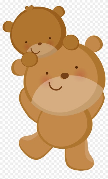 Related Woodland Bear Clipart - Cafepress Baby And Mom Bears Throw Pillow