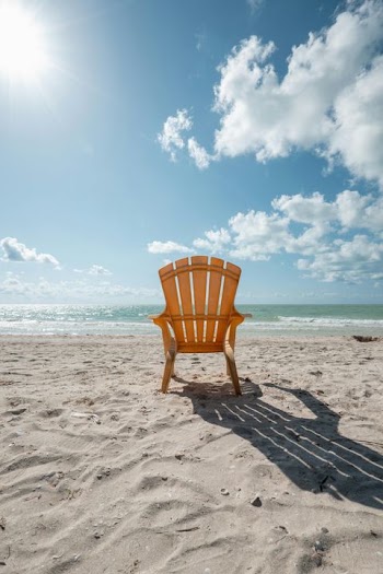 Relaxing Beach Chair with Ocean View