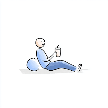 Relaxing During Breaktime