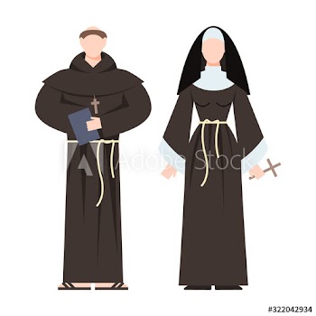 Religion people wearing specific uniform