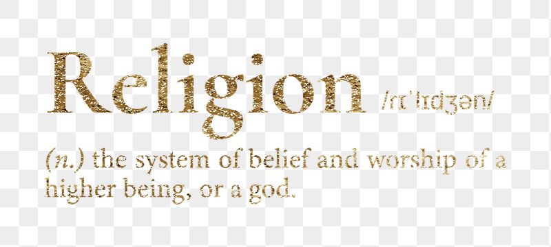 Religion png dictionary word sticker, | Free PNG - rawpixel