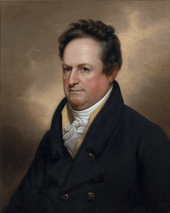 Rembrandt Peale's portrait of DeWitt | Free Photo - rawpixel