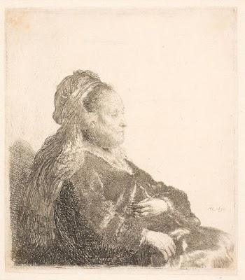 Rembrandt's mother, seated | Free Photo - rawpixel