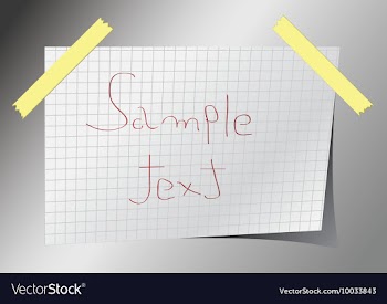 Reminder note vector image