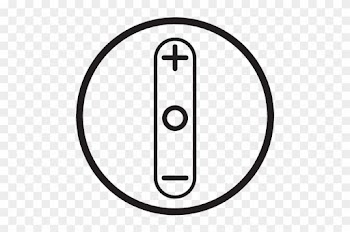 Remote Control 3 Buttons / Omnidirectional Microphone - Circle