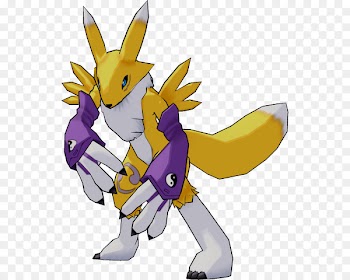 Renamon Digimon World Data Squad Rika Nonaka Lopmon Guilmon - digimon 