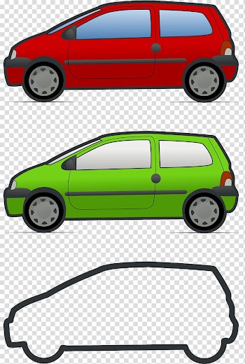 Renault Twingo Renault 4 Renault Clio Car, Color car transparent background PNG clipart