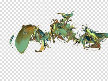 Render, abstract illustration transparent background PNG clipart