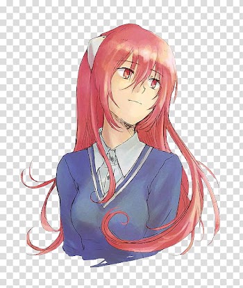 Render anime Elfen Lied Lucy Nyu transparent background PNG clipart