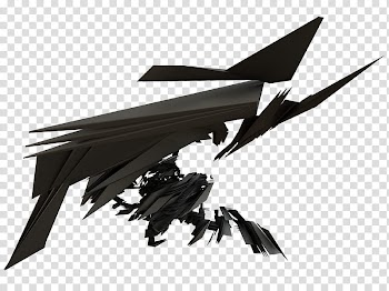 Render, black abstract illustration transparent background PNG clipart