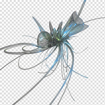 Render , gray ribbon art transparent background PNG clipart