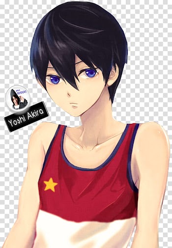 Render  Haruka Nanase Free ANIME transparent background PNG clipart
