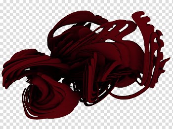 Render, red and black abstract illustration transparent background PNG clipart