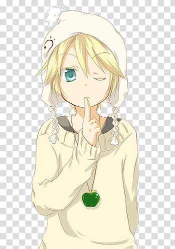 Render  Special Kagamine, female anime character transparent background PNG clipart