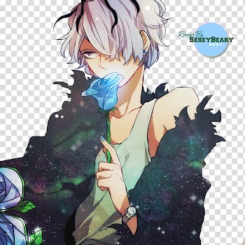 Render Version Garry, gray haired female anime transparent background PNG clipart
