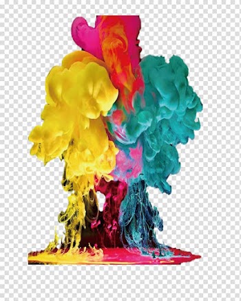Rendering color ink transparent background PNG clipart