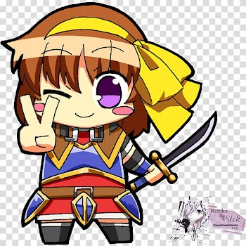 Renders Anime Chibi, anime character Render Sick emoticon transparent background PNG clipart