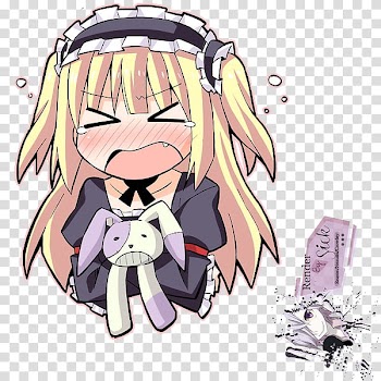 Renders Anime Chibi, female maid anime character illustration transparent background PNG clipart