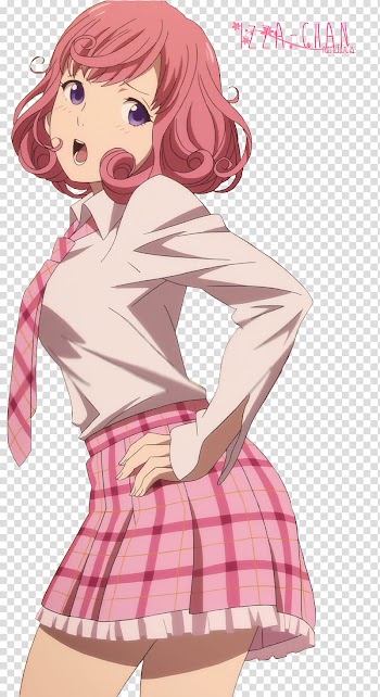 Renders Anime Noragami, female anime character with pink hair transparent background PNG clipart
