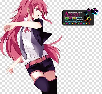 Renders N, Arisu anime illustration transparent background PNG clipart