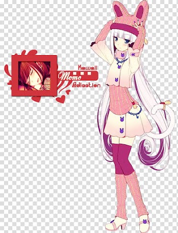Renders N, female anime character illustration transparent background PNG clipart
