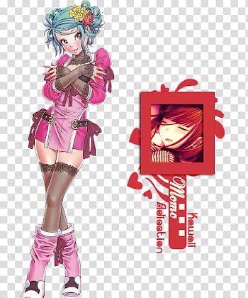 Renders N, teal haired anime character transparent background PNG clipart