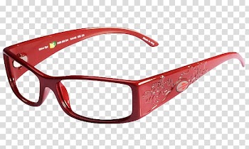 RENDERS Red Things Thanks for the  Watchers, eyeglasses with red frames transparent background PNG clipart