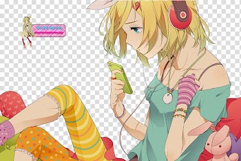 Renders VOCALOID, female anime character transparent background PNG clipart