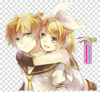 Renders VOCALOID, yellow haired anime transparent background PNG clipart