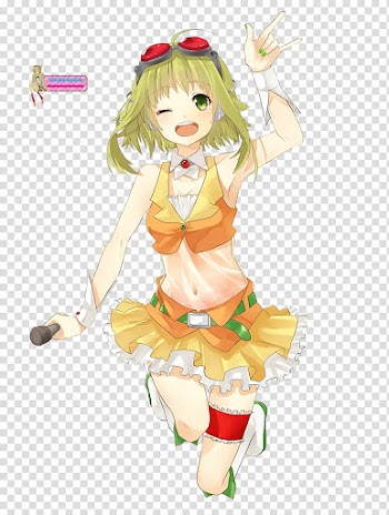 Renders VOCALOID, yellow haired anime transparent background PNG clipart