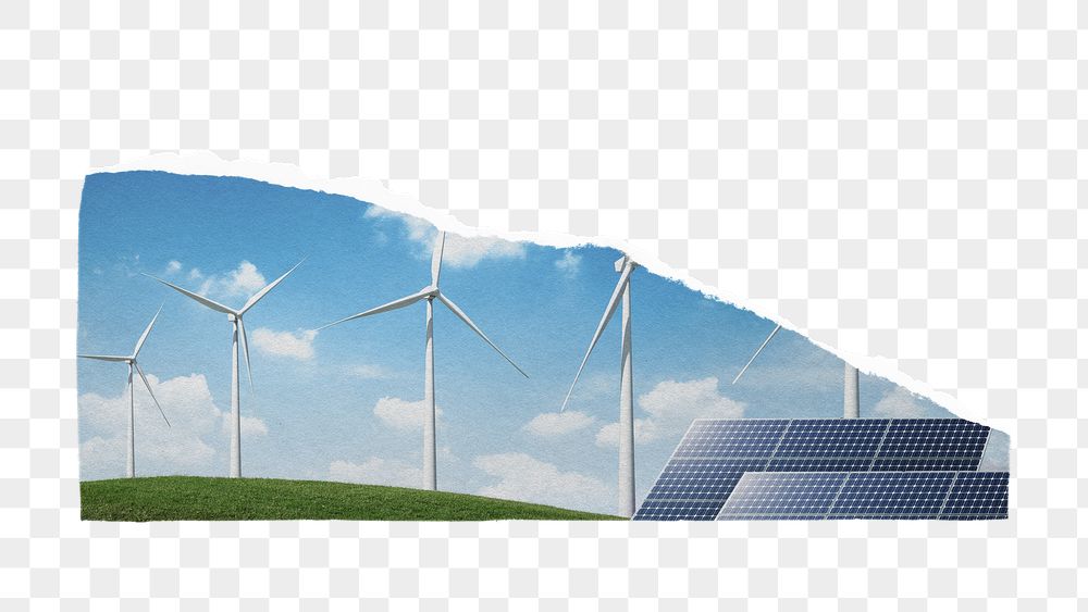 Renewable energy png ripped paper | Free PNG - rawpixel