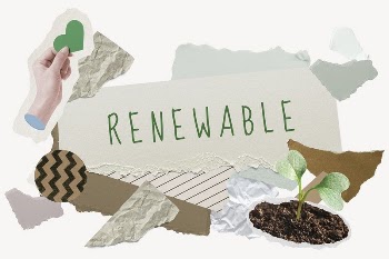 Renewable word typography, environment aesthetic | Free Photo - rawpixel