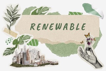 Renewable word typography, environment aesthetic | Free Photo - rawpixel