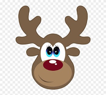 Reno, Hirsch, Zeichnung Von Weihnachten - Caras De Renos Navideños