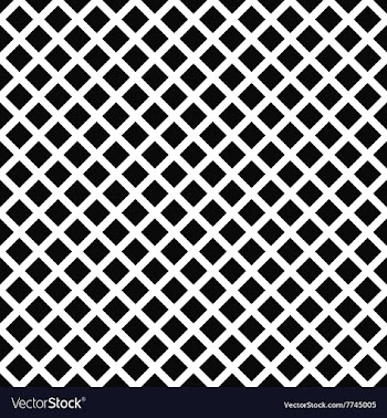 Repeat black white square pattern background vector image